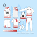 Latest Reversible Basketball Uniform Jersey Sets Design Embroidery Plus Size Basketball Jersey Dresses Basketball Jersey Custom